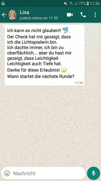 WhatsApp Testimonial 4